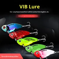 Leurre de pêche Cheery pratique en acier inoxydable avec paillettes pour micro-objets, longue portée, pour achigan et poisson mandarin, eau douce/eau salée