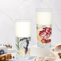 Kristall gel Wachs Blumen blume Gelee Wachs Duft kerzen