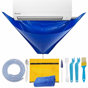 Kit de Limpieza de <span class=keywords><strong>Aire</strong></span> <span class=keywords><strong>Acondicionado</strong></span> YOD HVAC para Unidades Split de 1-1.5HP, Accesorios de <span class=keywords><strong>Aire</strong></span> <span class=keywords><strong>Acondicionado</strong></span>, Bolsa de Lavado Impermeable, Salida de Drenaje, 3 Años - Product Image 1