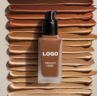 Meilleur fond de teint à couverture complète 10 couleurs de marque privée avec contrôle de l'huile biologique Waterproof Long-Lasting Matte Concealer Effects