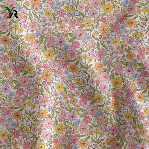 Tessuto trapuntato in cotone stampato Ditsy <span class=keywords><strong>Micro</strong></span> floreale pastello <span class=keywords><strong>Flora</strong></span> Chintz popeline pettinato eco-friendly per artigianato borse divani - Product Image 1