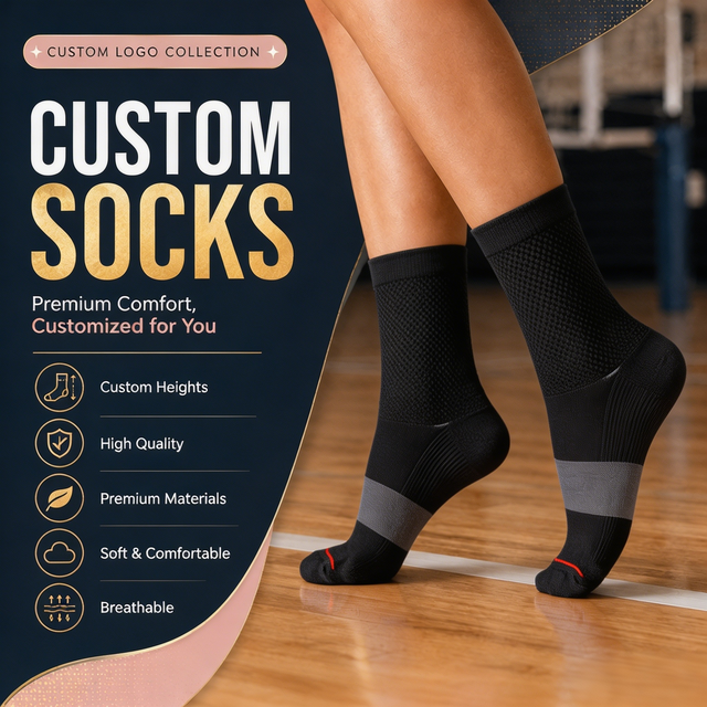 Custom Logo Comfortable Breathable Sweat Absorbing Quick Dry Fashion Sports Socks Cycling Socks for Men
