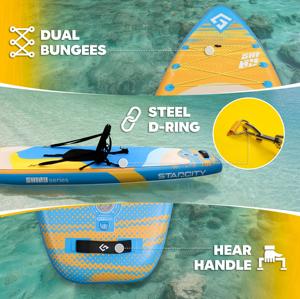 โรงงานขายส่ง SUP แบบกำหนดเองได้ บอร์ดพายแบบเป่าลม รุ่น SC05 ดีไซน์มั่นคงพิเศษ โครงสร้างแข็งแรงพิเศษ - Product Image 6