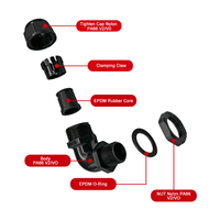 ROHS M32 Long Fil Étanche Cordgrip IP68 À Angle Droit 90 Degrés En Plastique Coude Presse-étoupe