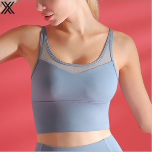 Good quality sexy back women fashion sports fitness yoga bra fitness mesh fabric fit comfortably into <span class=keywords><strong>the</strong></span> body - Product Image 6