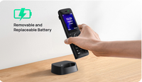 Teléfono SIP Yea-Link AX83H Nuevo, Portátil, de Doble Banda, Wi-Fi 6, 4G para Servicios VoIP