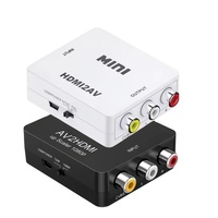 Convertisseur AV vers HDMI 1080P RCA CVBS PAL NTSC Vidéo Audio Adaptateur AV2HDMI pour Nintendo PS1/2/3 N64 Wii PS2 Xbox DVR VHS VCR DVD