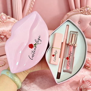 Kit de Maquillage des Lèvres Végan : Huile à Lèvres Brillante, Gloss et Crayon à Lèvres, Baume à Lèvres et Kit de Crayons à Lèvres avec Logo - Product Image 3