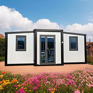 Casa prefabricada de lujo, villa prefabricada con 3 dormitorios, casa contenedor móvil plegable y expandible de <span class=keywords><strong>20</strong></span> y 40 pies - Product Image 4