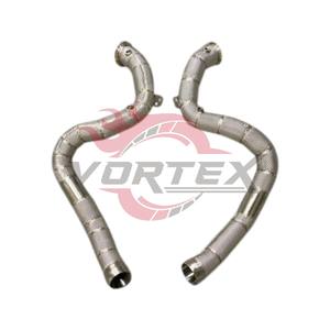 ท่อไอเสีย Vortex Heat Shield Racing Exhaust Downpipe สำหรับ Mercedes-Benz C63 C63S AMG W205 4.0T ปี 2019+ - Product Image 2