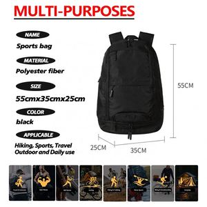 กระเป๋าเป้สะพายหลังโลโก้แบบกำหนดเอง กระเป๋าใส่บาสเก็ตบอล กระเป๋าเดินทางกลางแจ้ง กระเป๋าใส่บาสเก็ตบอลและฟุตบอล กระเป๋ากีฬาบาสเก็ตบอล กระเป๋าเดินทาง - Product Image 6