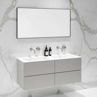 Vermonhouzz Liquidation 48 Pouces Salle De Bain Vanité Double Évier Importation de Chine
