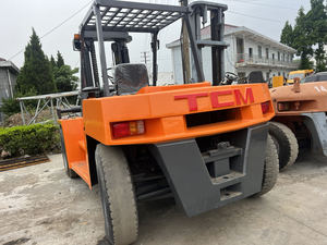 In Stock Used TCM FD100 Counterbalance Forklift, Original Japanese TCM FD Series Forklift For Heavy Cargo <b>Transportation</b> - Product Image 1