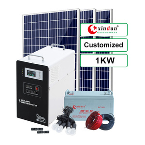 ระบบพลังงานแสงอาทิตย์สำหรับบ้าน ราคาดี ชุดพกพา แผงโซลาร์เซลล์ขนาดเล็ก 6kv - Product Image 1