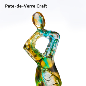 Trofeo Personalizado de Cristal para Mujer, Figura de la Estatua de la Libertad, Elegante Trofeo de Cristal para Fisicoculturismo Femenino - Product Image 3