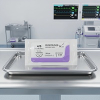Fil de suture résorbable PGA à haute résistance à la traction, certifié CE, longue durée de conservation, pour cliniques vétérinaires, usage chirurgical pour animaux, en nylon