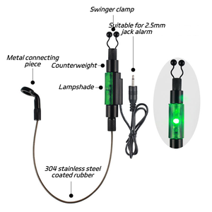 Venta caliente Dispositivos de señal de pesca adecuados para el indicador de cadena de pesca de curricán Pesca de agua salada hecha - Product Image 4