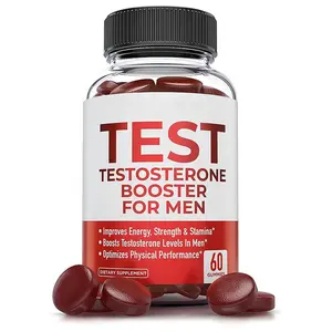 Male Hormone Booster For Men Male Enhancement Gummies with Horny Goat Weed and Maca Root