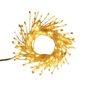 <b>Copper</b> <b>Wire</b> LED String <b>Light</b> Christmas Garland Firecracker Firework Style Fairy Christmas <b>Lights</b> Blue Multi-color Indoor for - Product Image 1