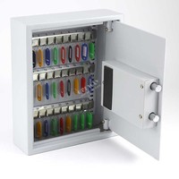 Caja Fuerte de Seguridad de Tamaño Mini, Caja de Seguridad Electrónica con Contraseña Digital de Acero para Montar en la Pared, Caja Fuerte para Hotel