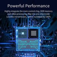 Ventilador Holográfico 3D Ultra Claro, Pantalla LED de Escritorio, Pantalla Holográfica Transparente a Todo Color para Publicidad