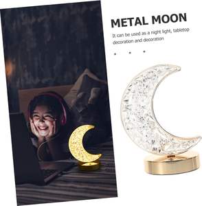 Lámpara de Mesa LED de Cristal con Forma de Estrella, Luz Nocturna, Control Remoto, Regulable, Ecológica, Regalo Romántico para Dormitorio, Mesita de Noche - Product Image 2