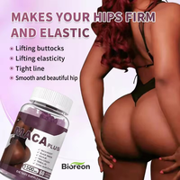 Gummies de Maca Noire Racine de Maca Noire pour Améliorer la Vitalité Masculine Fesses Plus Grosses pour les Femmes Riche en Acides Aminés Minéraux et Vitamines