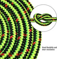 Corde de sauvetage pour arbres haute résistance, flexible, en nylon tressé, pour la sécurité en extérieur, corde statique d'escalade