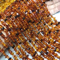 Natürlicher Bernstein Schotter Gold Bernstein Blut Bernstein Farbe Bernstein halbfertige Perlen halbfertig
