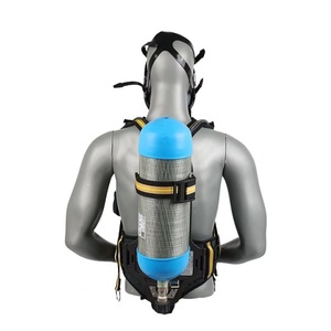 RHZK6.8B Nuevo Equipo de Respiración Autónomo (SCBA) de Presión Positiva Estándar con Cilindro de Fibra de Carbono para Seguridad contra Incendios - Product Image 1