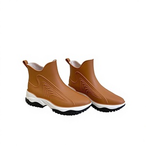Stivali da Pioggia in PVC per <span class=keywords><strong>Donna</strong></span>, Impermeabili, Antiscivolo, Punta Rotonda, per Tutte le Stagioni, Tendenza Moda, Vendita all'Ingrosso - Product Image 3