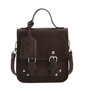 Bolso de Mano de Cuero para Mujer, Diseño Floral Bordado, Estilo Retro, Lindo y Moderno, con Asa Grande - Product Image 1