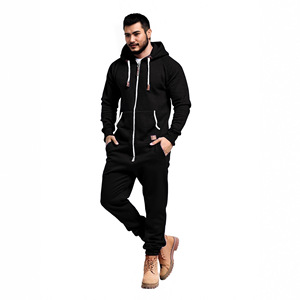 Nuevo Conjunto de Mono <span class=keywords><strong>con</strong></span> <span class=keywords><strong>Capucha</strong></span> para <span class=keywords><strong>Hombre</strong></span> <span class=keywords><strong>con</strong></span> <span class=keywords><strong>Capucha</strong></span> <span class=keywords><strong>con</strong></span> Cierre, Conjunto Deportivo Casual de una Pieza - Product Image 3