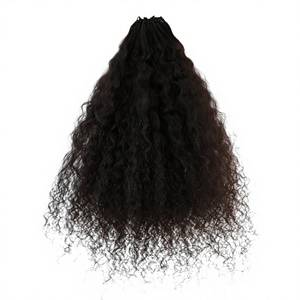 Extensions de cheveux en plumes, cheveux indiens Remy à trame unique, 100 g - Product Image 1