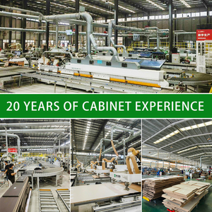 ארון בגדים מודרני מעץ בהתאמה אישית, מערכת אחסון רהיטים לחדר שינה עם עיצוב חינם, ארונות אחסון לבגדים - Product Image 3