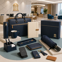 Coffrets Cadeaux Personnalisés pour Entreprises : Carnet, Stylo, Porte-cartes, Mug, Bouteille, Sac pour Ordinateur Portable, Chargeur, Calculatrice