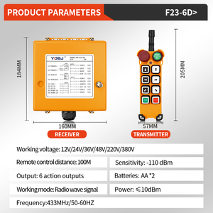 <span class=keywords><strong>Todo</strong></span> para ti, grúa inteligente anticaída, control remoto industrial inalámbrico por radio, control remoto, 2T y 1R, 2T y 1R - Product Image 4