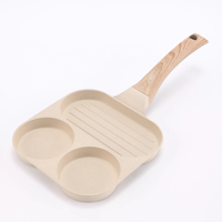 Poêle à œufs, poêle à omelette, poêles antiadhésives, batterie de cuisine, poêle à frire pour tous les types de cuisinières