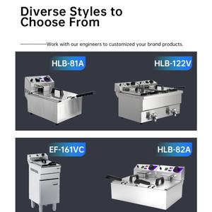 Heavybao Commerciële Elektrische Friteuse Fast Food Kip Frieten Restaurant Friteuse Professionele Frituren <span class=keywords><strong>Machine</strong></span> - Product Image 4