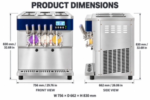 Macchina Automatica per Gelato Soft e Yogurt Naughty Dog per Ristoranti, Hotel, Caffè - AC220-240V, Garanzia 1 Anno, Logo Personalizzabile - Product Image 3
