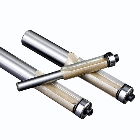 Pattern Flush Trim Router Bit Industrial Quality Tideway 1/4 Shank Flush Trim Router Bit Super Edge Trim Straight Trimming Bit