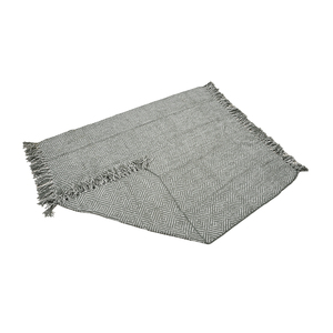 <span class=keywords><strong>Coperta</strong></span> in Ciniglia Intrecciata Grigio-<span class=keywords><strong>Verde</strong></span> Stile Nordico - Product Image 4