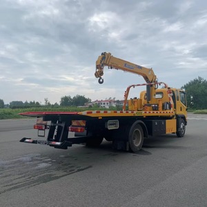 Nouveau Camion de Remorquage et de Transport à Plateforme Plate Mini Howo 4x2 4x4 de 3, 5, 8 Tonnes avec Grue et Treuil - <span class=keywords><strong>Prix</strong></span> - Product Image 4