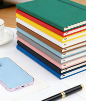 Carnet de notes de poche A5 A6 2026 avec logo, en cuir PU, agenda, carnet de notes, bande élastique personnalisée, couverture rigide, planificateur, journal, carnet de notes