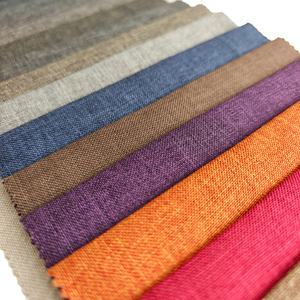 Tissu d'ameublement durable et écologique, imperméable et ignifuge, polyester chenille, style uni, housse de canapé tissée Dobby - Product Image 4