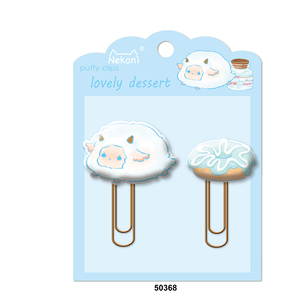 Nekoni Dễ Thương Bookmark Trang Trí Mềm PVC Cao Su Phim Hoạt Hình Chủ Bookmark Văn Phòng Tùy Chỉnh Kẹp Giấy Kawaii <span class=keywords><strong>Clip</strong></span> Giấy - Product Image 4