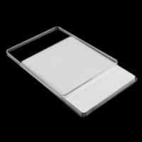 Étui pour pièces de monnaie plaqué or 24 carats scellé par soudage ultrasonique Médaille Jeton Barres d'argent Porte-objets avec EVA blanc