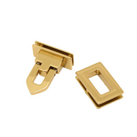 Fermoir de sac rectangulaire en laiton de 30 mm, accessoires de fermeture à bascule pour la mode