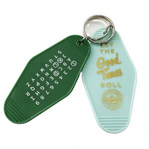 Design Custom logo Retro <b>Keychain</b> Plastic Material Custom <b>Anime</b> Chain - Product Image 1