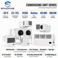 Unité de condensation monobloc à montage sur toit 1HP 2HP 3HP R290 Écologique Faible bruit Anti-corrosion pour chambre froide